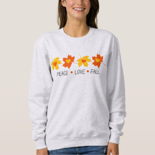 Peace Love Fall Cosy Sweatshirt