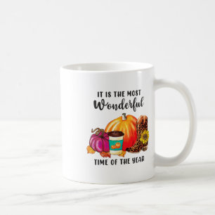Peace Love Fall Leopard Pumpkin Spice Autumn Thank Coffee Mug
