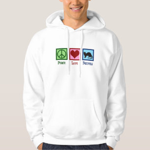 Peace Love Ferrets - Cool Ferret Hoodie