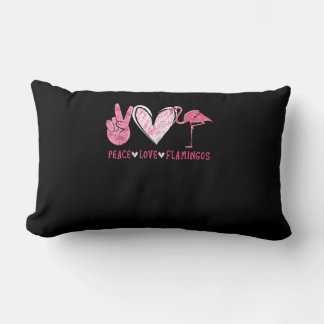 Peace Love Flamingo | Flamingo Lover Lumbar Cushion
