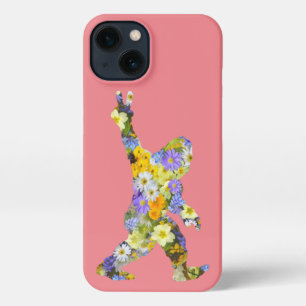 Peace Love  Floral Bigfoot   iPhone 13 Case