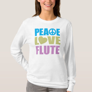 Peace Love Flute T-Shirt