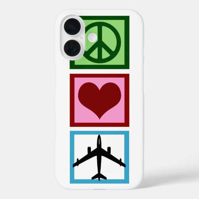 Peace Love Fly Case-Mate iPhone Case (Back)