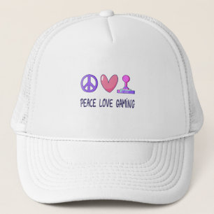 Peace Love Gaming Trucker Hat