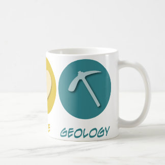 Peace Love Geology Coffee Mug