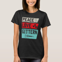 Peace Love Gittern Musical Instrument Gittern Play