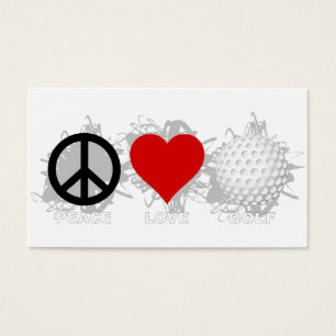 Peace Love Golf Emblem