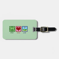 Peace Love Golf (green)