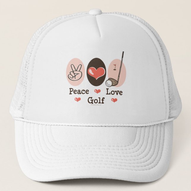 Peace Love Golf Hat (Front)