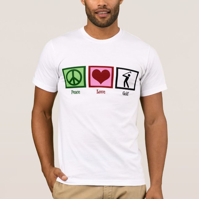 Peace Love Golf T-Shirt (Front)