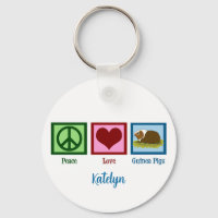 Peace Love Guinea Pigs Cute Custom