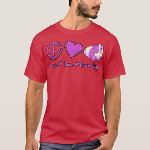 Peace Love Guinea Pigs Cute Guinea Pig Funny Anima T-Shirt