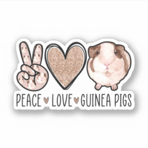 Peace Love Guinea Pigs Lover, Guinea Pigs Mum