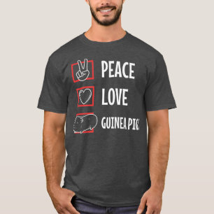 Peace Love Guinea Pigs Premium 4319  T-Shirt