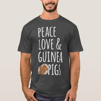 Peace Love & Guinea Pigs Premium T-Shirt