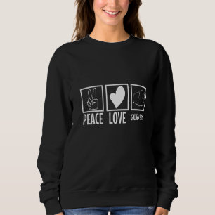 Peace Love Guinea Pigs Sweatshirt