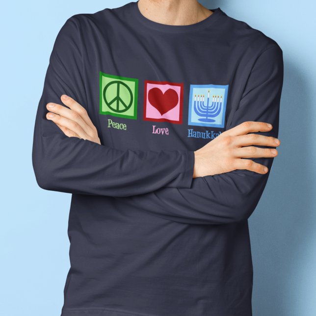 Peace Love Hanukkah T-Shirt (Creator Uploaded)