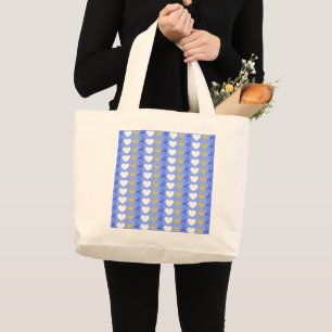 Peace Love & Hanukkah Tote Bag