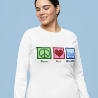 Peace Love Hanukkah Women's Long Sleeve