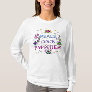 Peace Love Happiness T-Shirt