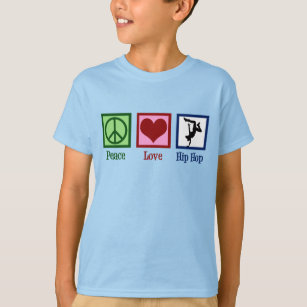 Peace Love Hip Hop Kids T-Shirt