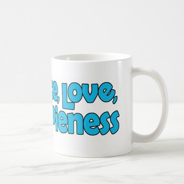 Peace Love Hippieness Mug (Right)