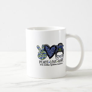 Peace Love Hope 1p36 Deletion Syndrome Awareness M Coffee Mug