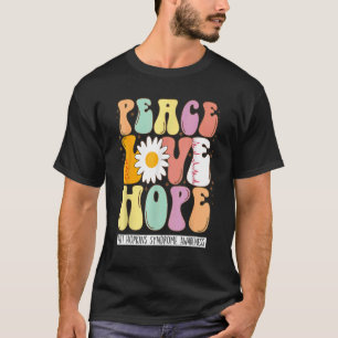 Peace Love Hope Pitt Hopkins Syndrome PHS Awarenes T-Shirt