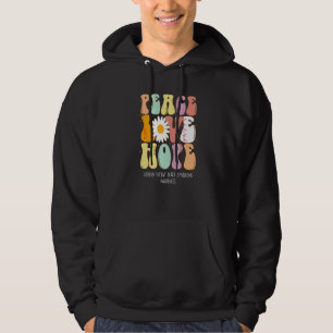 Peace Love Hope Sudden Infant Death Syndrome Aware Hoodie