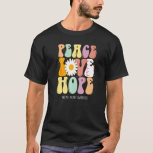 Peace Love Hope Vaccine Injury Awareness T-Shirt