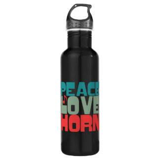 Peace Love Horn 710 Ml Water Bottle