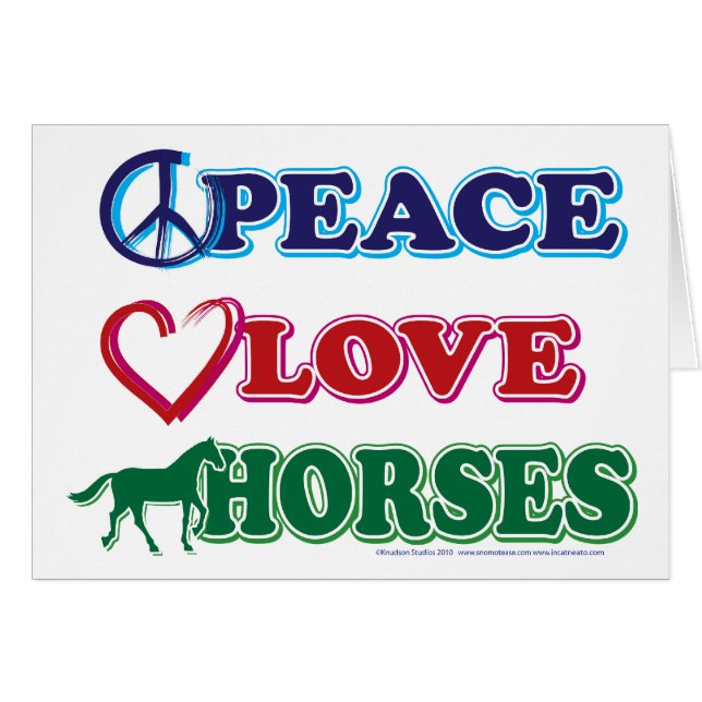 Peace-Love-Horses (Front Horizontal)