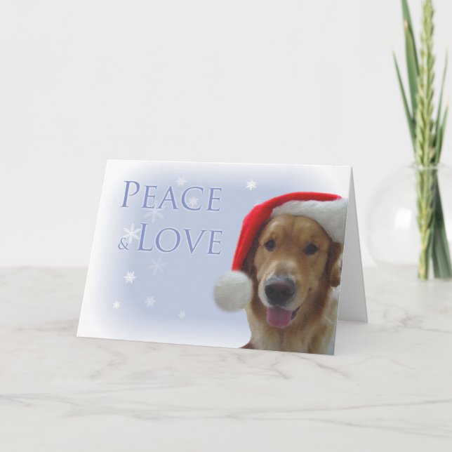 Peace & Love II Holiday Card (Front)