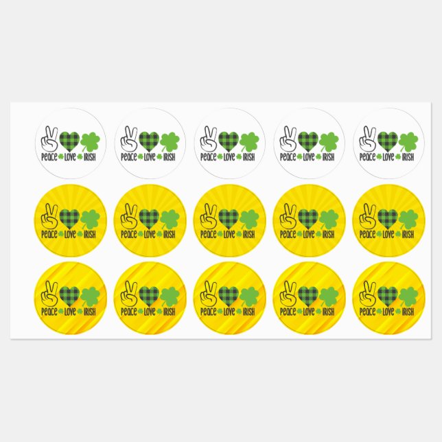 Peace Love Irish-60682 (Sheet)