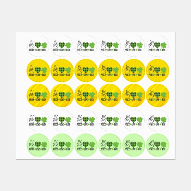Peace Love Irish-60682 (Sheet)