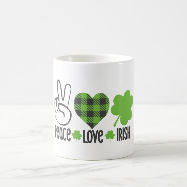 Peace Love Irish-60682 Coffee Mug (Center)