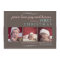 Peace Love Joy Baby's First Christmas Photo Card