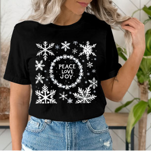 Peace Love Joy Christmas Festive  T-Shirt