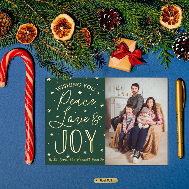 Peace, Love & Joy Christmas Photo Real (Creator Uploaded)