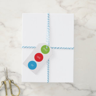 Peace Love Joy Holiday Gift Tags