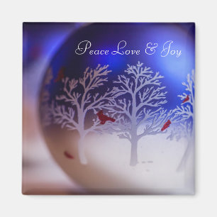Peace Love & Joy Magnet