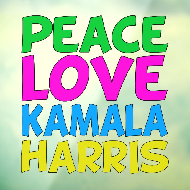 Peace Love Kamala Harris Cute Election (Sheet 3)