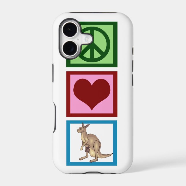 Peace Love Kangaroo (Back)