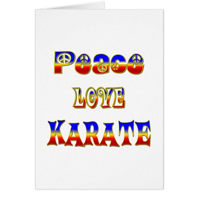 Peace Love Karate (Front)