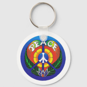 Peace Love Key Ring