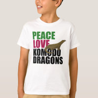 Peace Love Komodo Dragons Kids