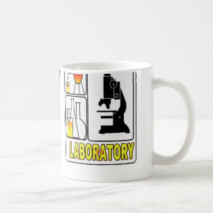 PEACE LOVE LABORATORY COFFEE MUG