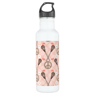 Peace Love Lacrosse BPA Free 710 Ml Water Bottle