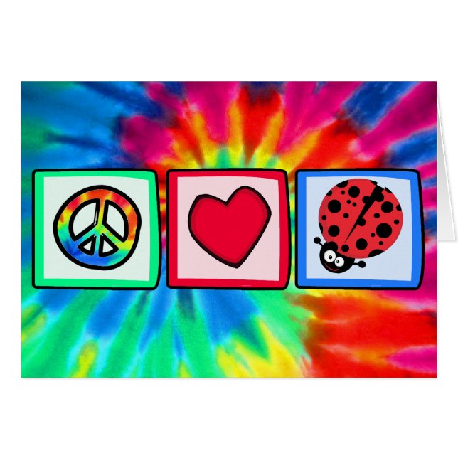Peace, Love, Ladybugs (Front Horizontal)