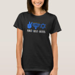 Peace Love Latkes  Hanukkah Chanukah Jewish T-Shirt<br><div class="desc">Peace Love Latkes  Hanukkah Chanukah Jewish.</div>